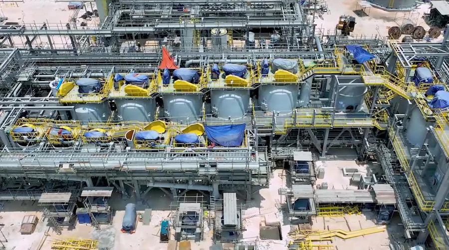 Progres PTFI Smelter Akhir Oktober 2023. (Dok. PT Freeport Indonesia)