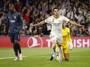 Real Madrid Vs Braga: Lunin Gagalkan Penalti, Los Blancos Unggul 1-0