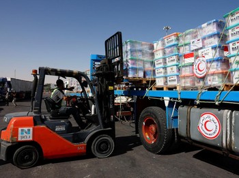 Penampakan Bantuan RI untuk Gaza yang Tertahan di Mesir