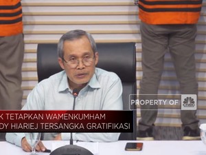 Wamenkumham Eddy Hiariej Resmi Jadi Tersangka Gratifikasi