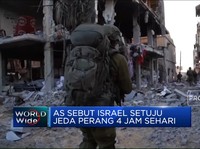 Video: AS Sebut Israel Setuju Jeda Perang 4 Jam Sehari