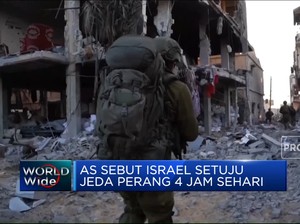 Video: AS Sebut Israel Setuju Jeda Perang 4 Jam Sehari