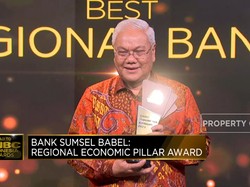 Bank Sumsel Babel Raih " Regional Economic Pillar Award"