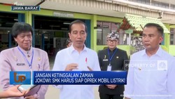 Jokowi: SMK Harus Siap Oprek Mobil Listrik!