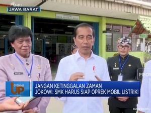 Jokowi: SMK Harus Siap Oprek Mobil Listrik!