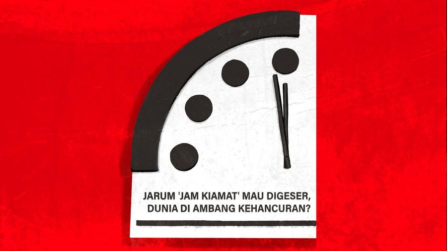 Jarum 'Jam Kiamat' Mau Digeser, Dunia di Ambang Kehancuran?