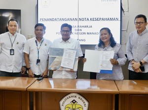 Jasa Raharja-Politeknik Negeri Manado Teken MoU soal Keselamatan Lalin