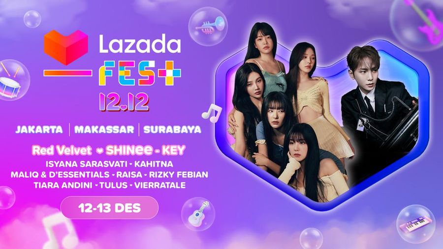 Konser musik Lazada 12.12. (Dok Lazada)
