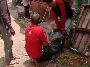 Babak Belur Pria di Gowa Diamuk Warga Usai Diduga Culik-Cabuli Bocah 7 Tahun