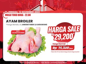 Beli Daging Ayam di Transmart Full Day Sale! Harga di Bawah Rp 30 Ribu