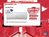 AC Split 1 PK Diskon Sampai Rp 1 Juta? Cuma di Transmart