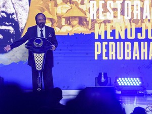 Surya Paloh Orasi Kampanye AMIN di JIS: Segera Lakukan Perubahan