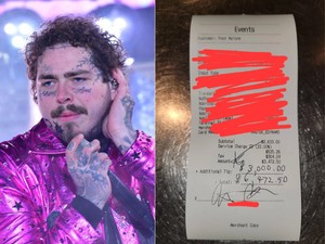 Pelayan Kaget! Penyanyi Post Malone Beri Tip Rp 46 Juta di Restoran