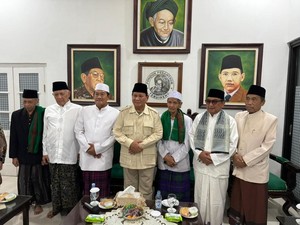 60 Kiai Mataraman Merasa Hatinya Cocok dengan Prabowo