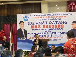 Kaesang Sambangi PSMTI di Medan, Targetkan PSI Raih Suara 8%