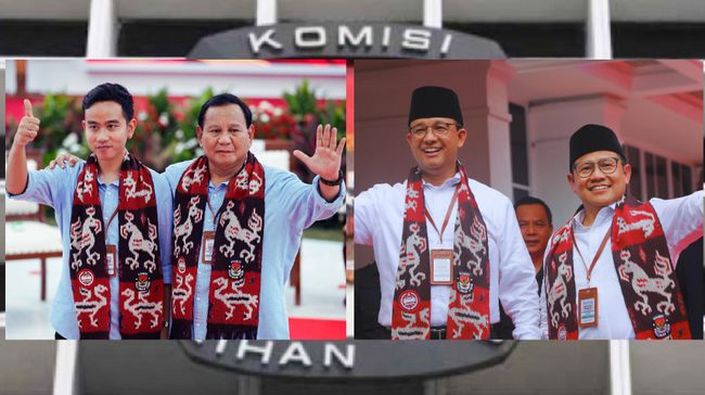 Anies-Imin Vs Prabowo-Gibran Versi Indikator, Menang Siapa?