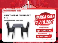 Murah Banget! Meja Makan di Transmart Cuma Rp 2 Jutaan