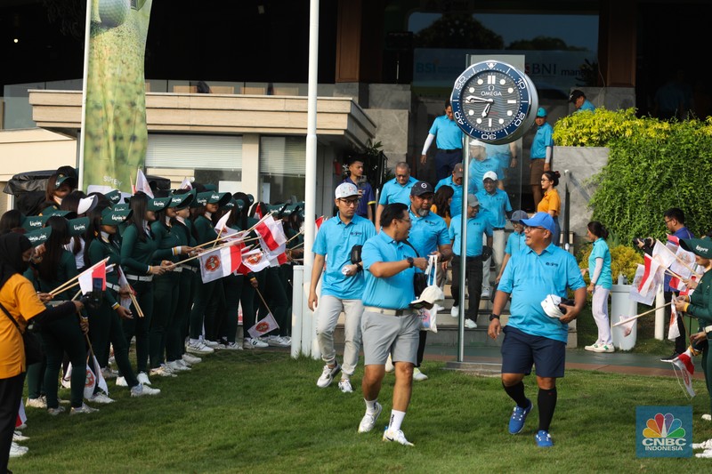 Turnamen Golf CNBC Indonesia. (CNBC Indonesia/Tri Susilo)