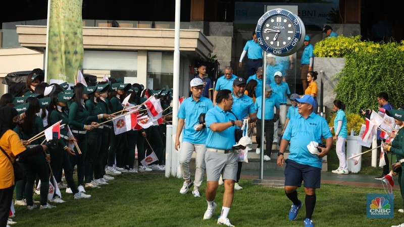 Turnamen Golf CNBC Indonesia. (CNBC Indonesia/Tri Susilo)