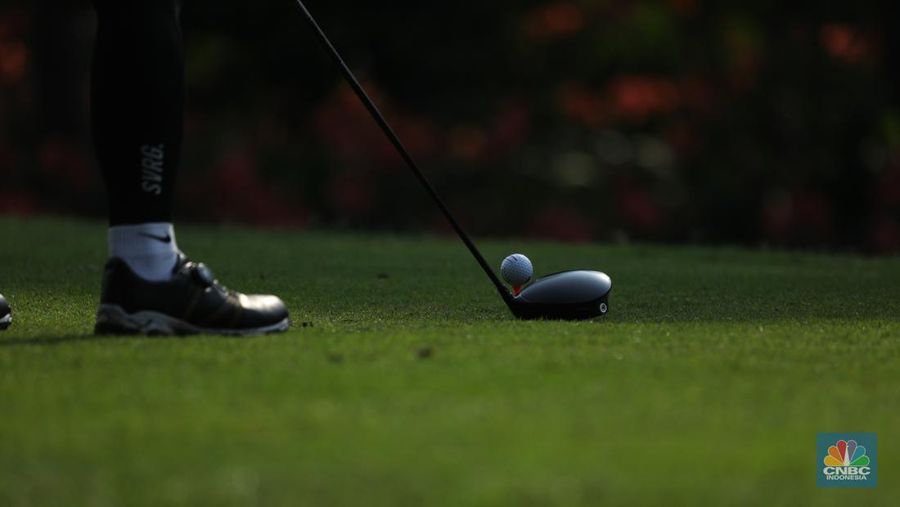 Turnamen Golf CNBC Indonesia. (CNBC Indonesia/Tri Susilo)
