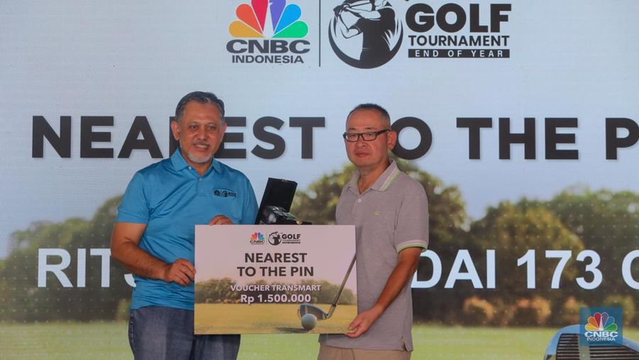 Turnamen Golf CNBC Indonesia. (CNBC Indonesia/Faisal Rahman)