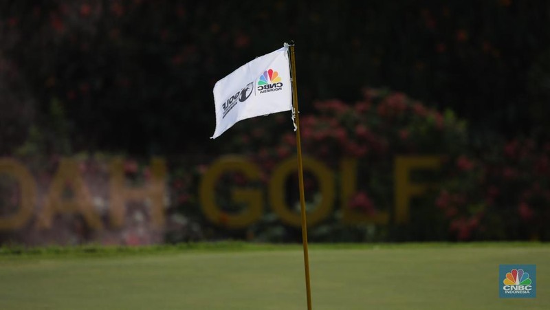 Turnamen Golf CNBC Indonesia. (CNBC Indonesia/Tri Susilo)