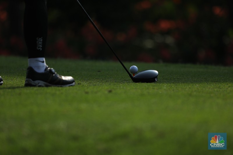Turnamen Golf CNBC Indonesia. (CNBC Indonesia/Tri Susilo)