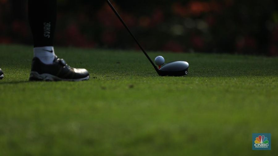Turnamen Golf CNBC Indonesia. (CNBC Indonesia/Tri Susilo)