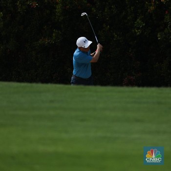 Keseruan Turnamen Golf CNBC Indonesia 2023