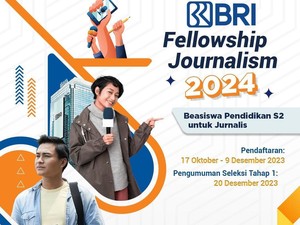 BRI Fellowship Journalism Hadir Kembali, Hadiah Beasiswa S2