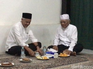 Sowan Gus Mus, Ganjar: Cerita Situasi Kekinian