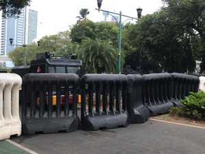 Jelang Penetapan Capres-Cawapres, Jl Imam Bonjol Depan Gedung KPU Ditutup