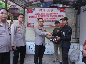 Kapolres dan Jajaran Tinjau 10 Pos Satkamling Aktif Siang Hari