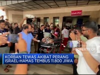 Korban Tewas Akibat Perang Israel-Hamas Tembus 11.800 Jiwa