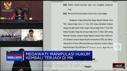 Video: Megawati Sebut Manipulasi Hukum Kembali Terjadi Di MK