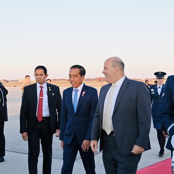 Jokowi Tiba di AS, Diutus Negara Muslim Setop Perang di Gaza