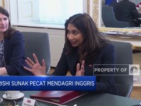 Rishi Sunak Pecat Mendagri Inggris