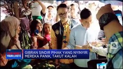 Sindir Pihak Yang Nyinyir, Gibran: Mereka Panik, Takut Kalah