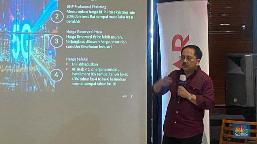 Wakil Ketua Umum ATSI, Merza Fachys (CNBC Indonesia/novina)