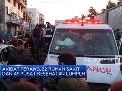 Perang, 22 Rumah Sakit & 49 Pusat Kesehatan di Gaza Lumpuh