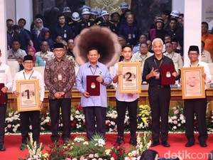 Mengintip Nomor Urut 3 Pasangan Capres-Cawapres dan Pidato Lengkapnya