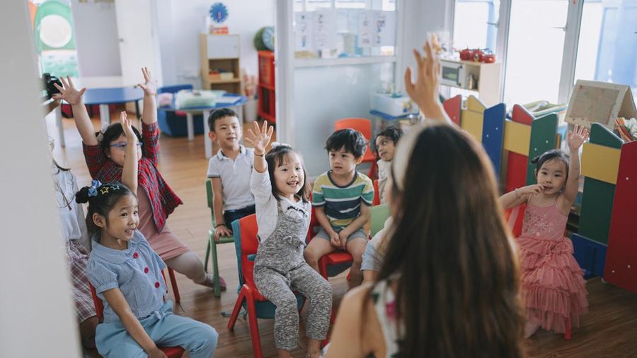 Ilustrasi Daycare dan Preschool
