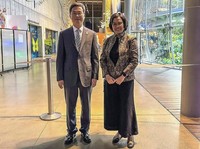 Sri Mulyani Bertemu Menkeu China di AS, Singgung Kereta Cepat