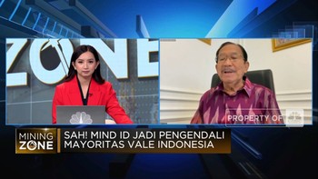 MIND ID Kuasai Saham Vale, Tanri Abeng: Menguntungkan RI