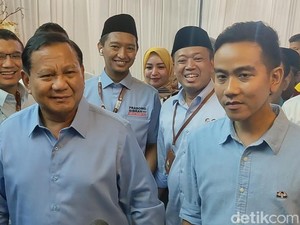 Prabowo dan Gibran Kumpul di Teuku Cik Ditiro Menteng Jelang ke KPU