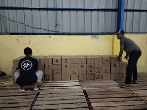 Tiba di Lebak, Ribuan Logistik untuk Pemilu 2024 Dipantau CCTV