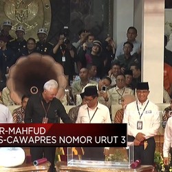 Sah! Ini Nomor Urut Capres-Cawapres 2024