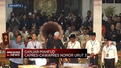 Sah! Ini Nomor Urut Capres-Cawapres 2024