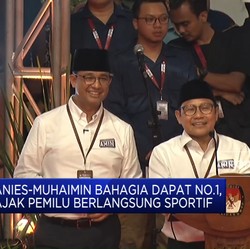 Anies-Muhaimin Bahagia Dapat No.1, Harap Pemilu Sportif
