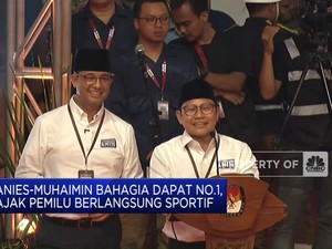 Anies-Muhaimin Bahagia Dapat No.1, Harap Pemilu Sportif